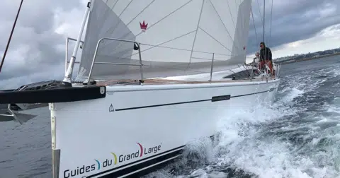 Voilier Guides du grand large en navigation
